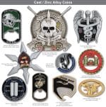 Custom 3" Custom Challenge Coin Double Sided Cast Zinc Alloy - 1