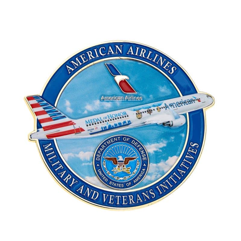 Custom 2" UV Custom Challenge Coin Double Sided Cast Zinc Alloy - 3