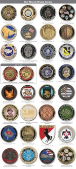 Custom 1 1/2" (1.5") Custom Challenge Coin Double Sided Struck Brass - 1