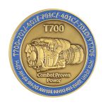 Custom 1 1/2" (1.5") Custom Challenge Coin Double Sided Struck Brass - 5
