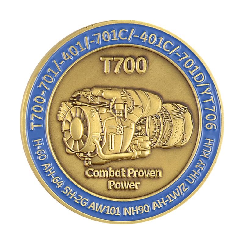 Custom 1 1/2" (1.5") Custom Challenge Coin Double Sided Struck Brass - 5