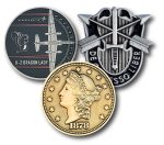 Custom 2 1/2" (2.5") Custom Challenge Coin Double Sided Cast Zinc Alloy