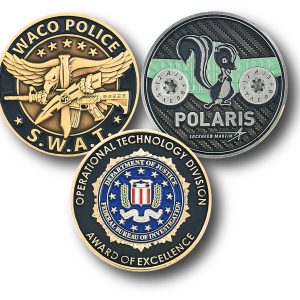 Custom 2 1/4" (2.25") Custom Challenge Coin Double Sided Struck Brass