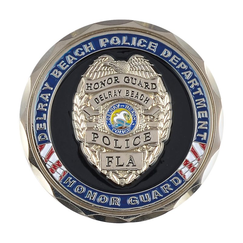 Custom 2 1/4" (2.25") Custom Challenge Coin Double Sided Struck Brass - 8