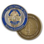Custom 2 1/4" (2.25") Custom Challenge Coin Double Sided Struck Brass - 9