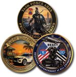 Custom 3.5" UV Custom Challenge Coin Double Sided Cast Zinc Alloy